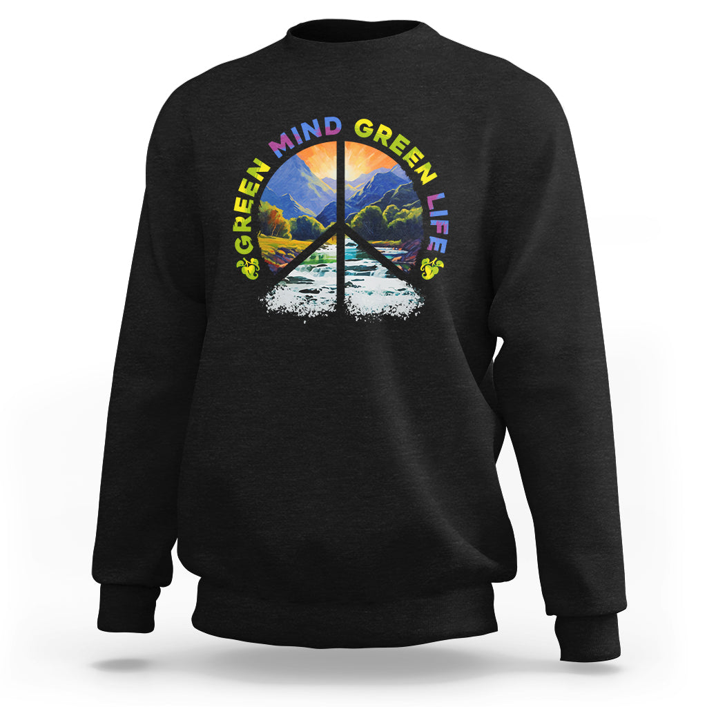 Earth Day Sweatshirt Earth Day Environmental Crisis Go Planet Go Green Nature - Wonder Print Shop