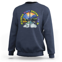 Earth Day Sweatshirt Earth Day Environmental Crisis Go Planet Go Green Nature - Wonder Print Shop