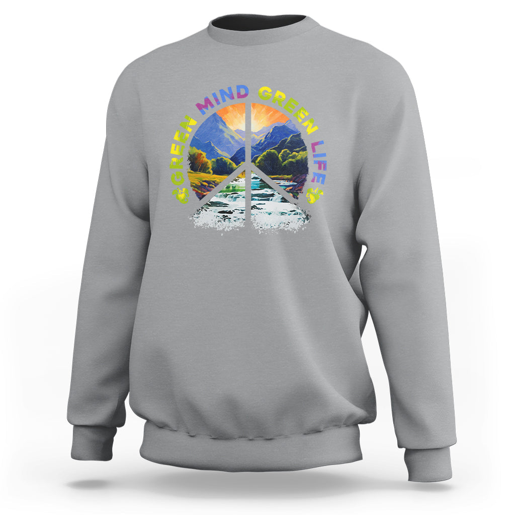 Earth Day Sweatshirt Earth Day Environmental Crisis Go Planet Go Green Nature - Wonder Print Shop