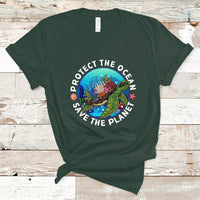 Earth Day T Shirt Protect The Ocean Save The Planet Earth Day Ocean Day - Wonder Print Shop