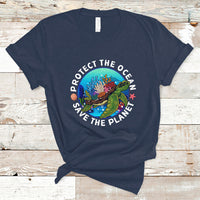 Earth Day T Shirt Protect The Ocean Save The Planet Earth Day Ocean Day - Wonder Print Shop