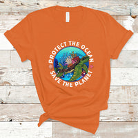 Earth Day T Shirt Protect The Ocean Save The Planet Earth Day Ocean Day - Wonder Print Shop