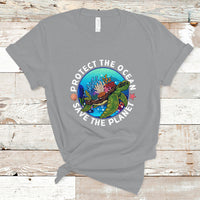 Earth Day T Shirt Protect The Ocean Save The Planet Earth Day Ocean Day - Wonder Print Shop