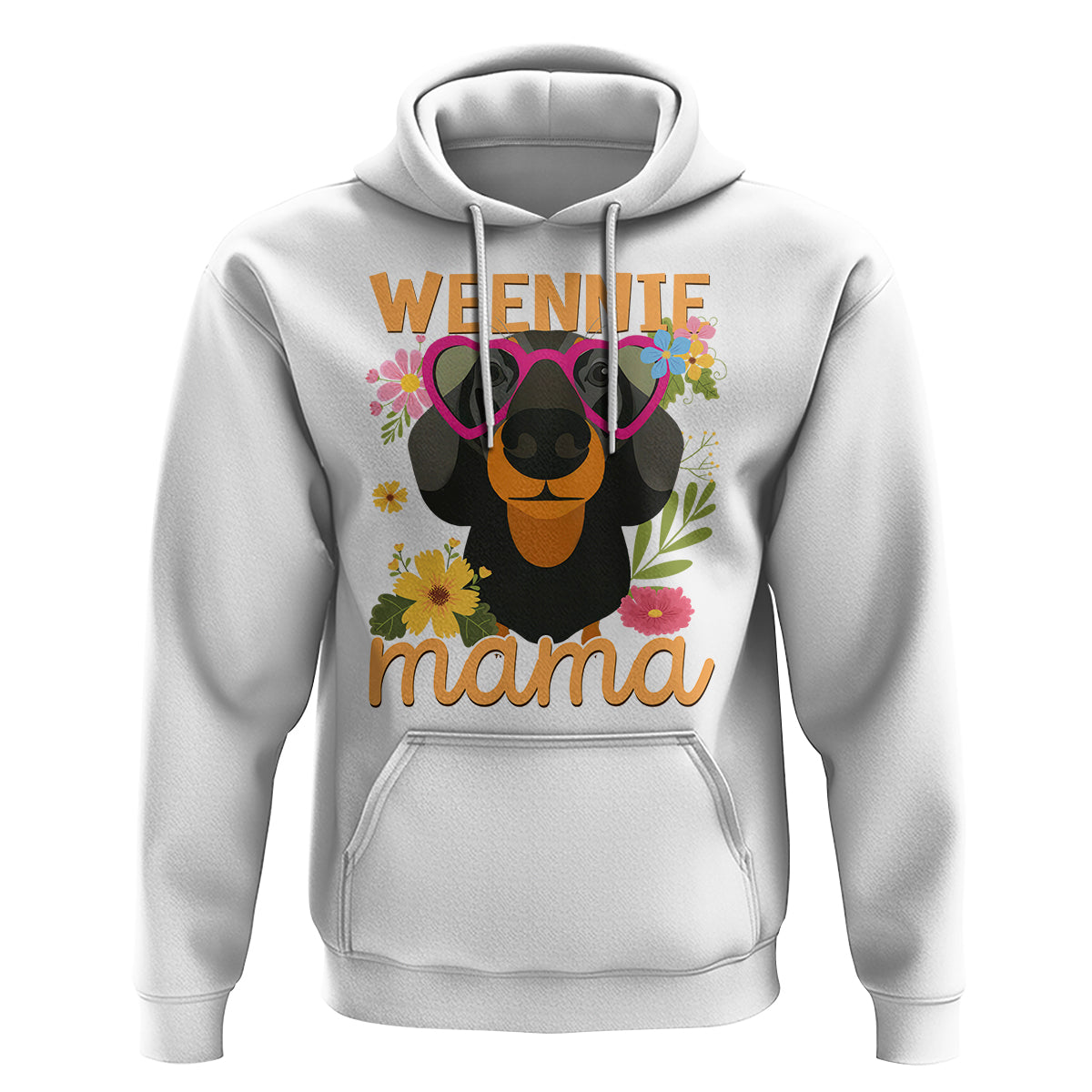 Dachshund Mom Hoodie Weennie Mama - Wonder Print Shop