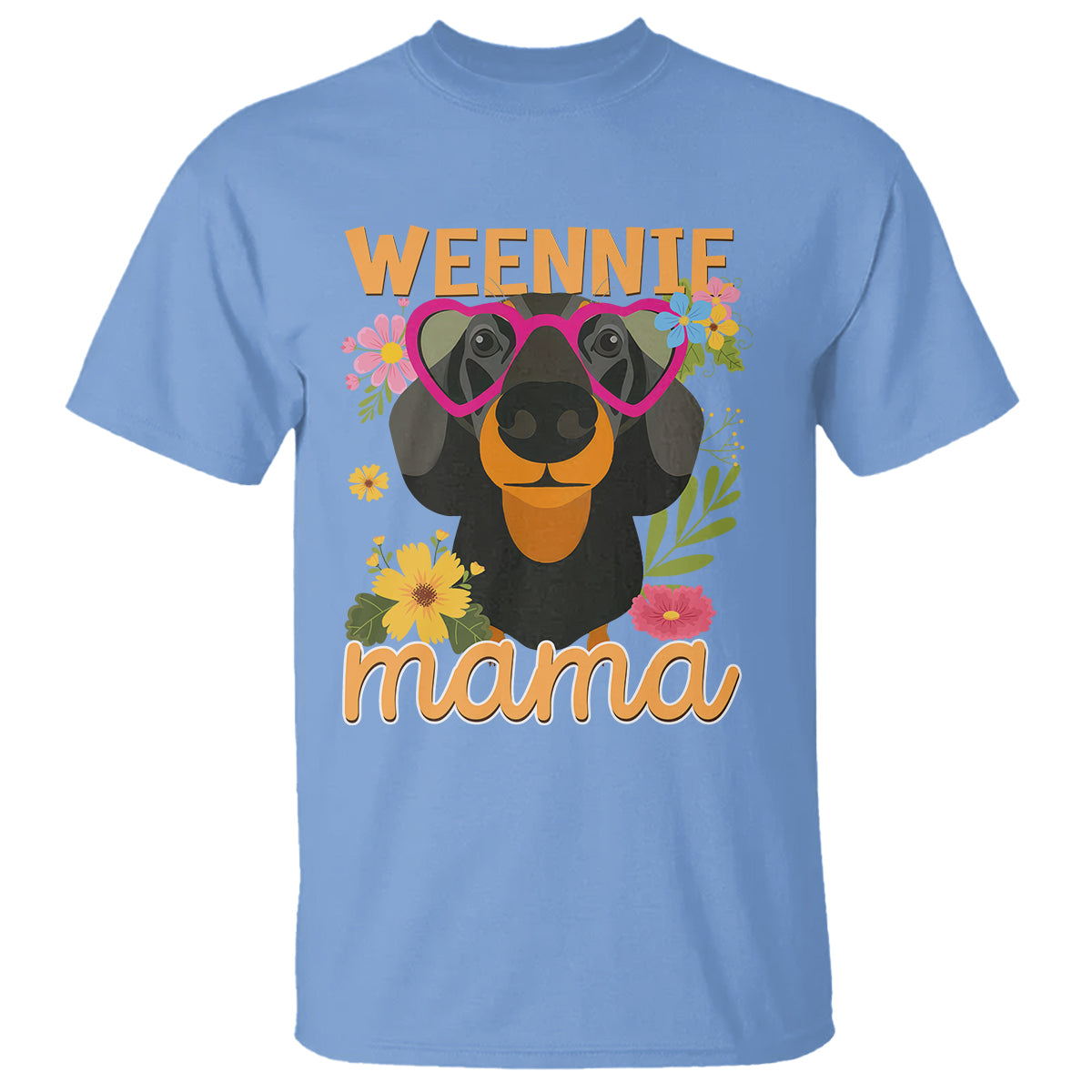 Dachshund Mom T Shirt Weennie Mama - Wonder Print Shop