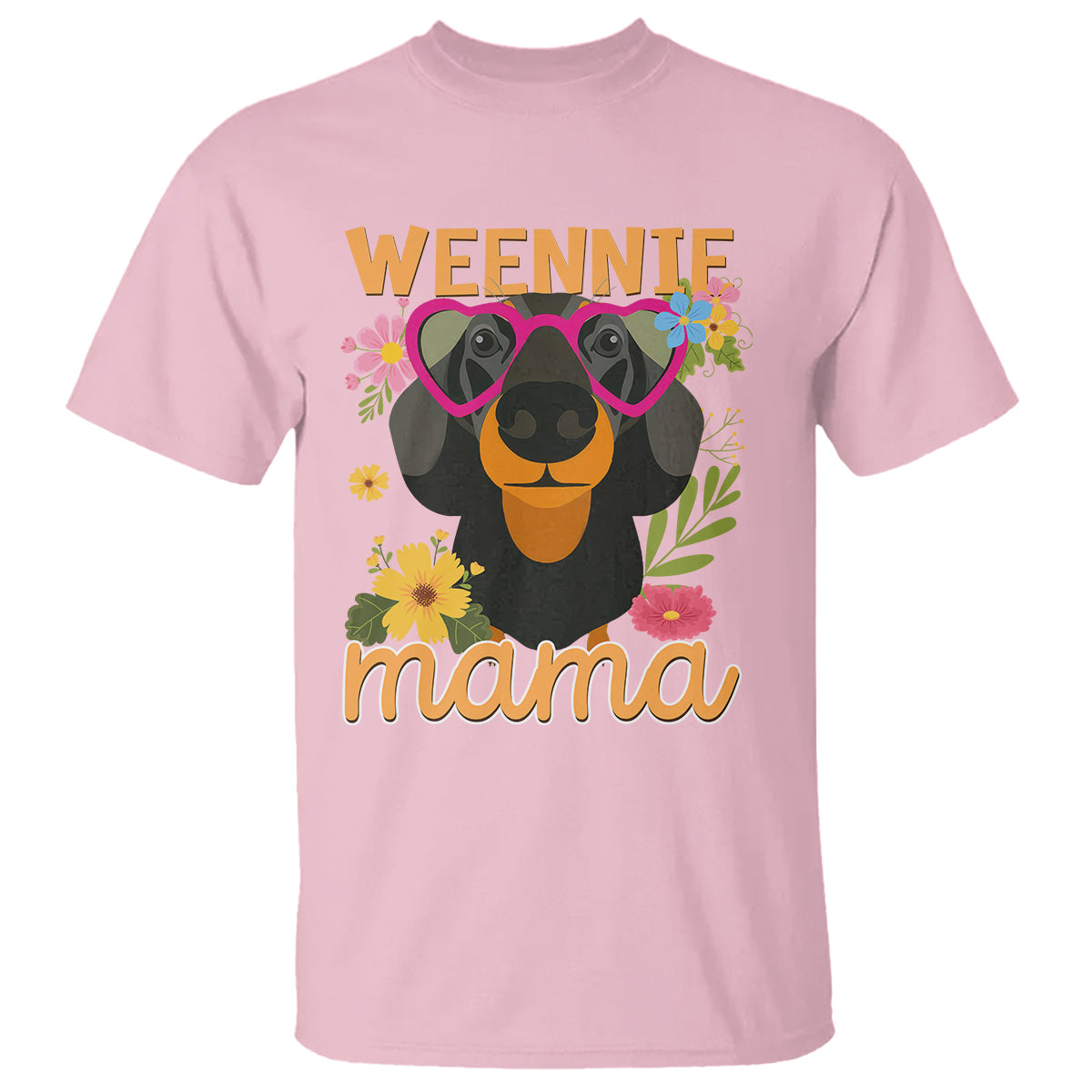 Dachshund Mom T Shirt Weennie Mama - Wonder Print Shop