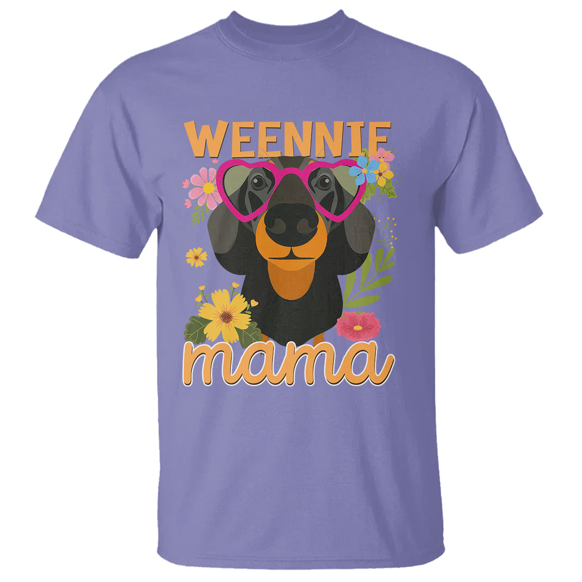 Dachshund Mom T Shirt Weennie Mama - Wonder Print Shop