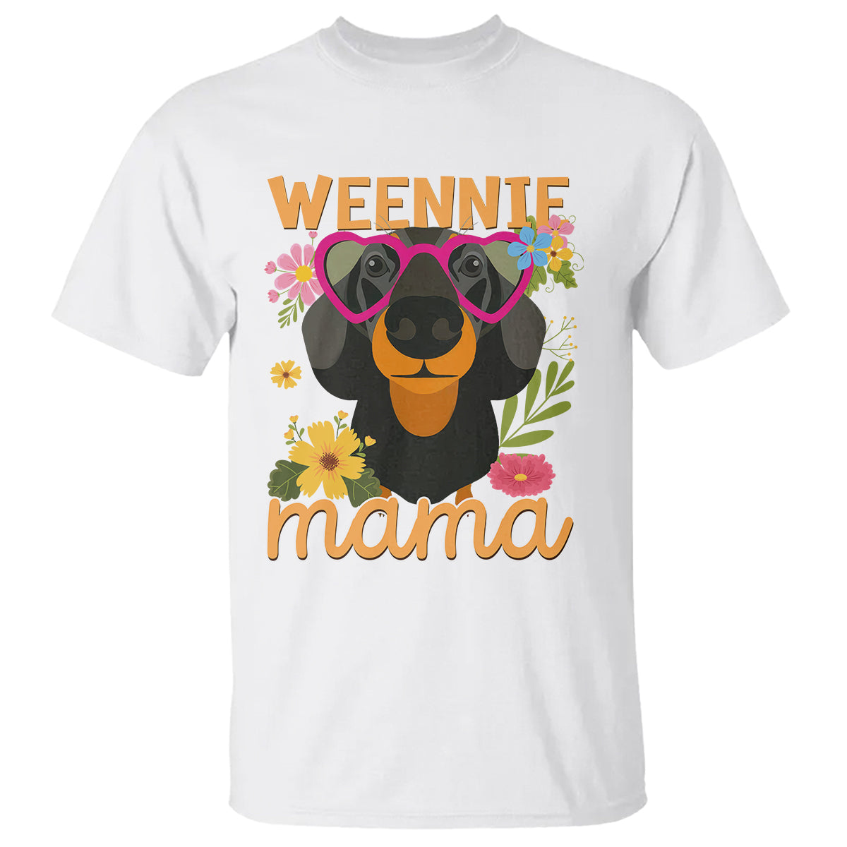 Dachshund Mom T Shirt Weennie Mama - Wonder Print Shop