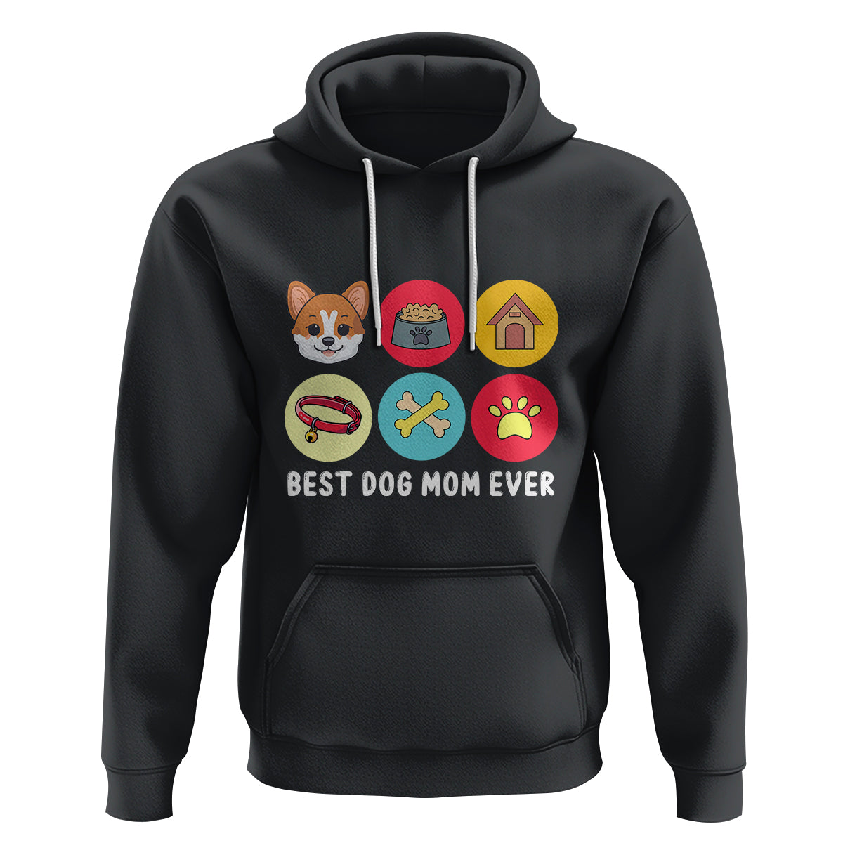 Best Dog Mom Ever Hoodie Pet Owner Life - Wonder Print Shop