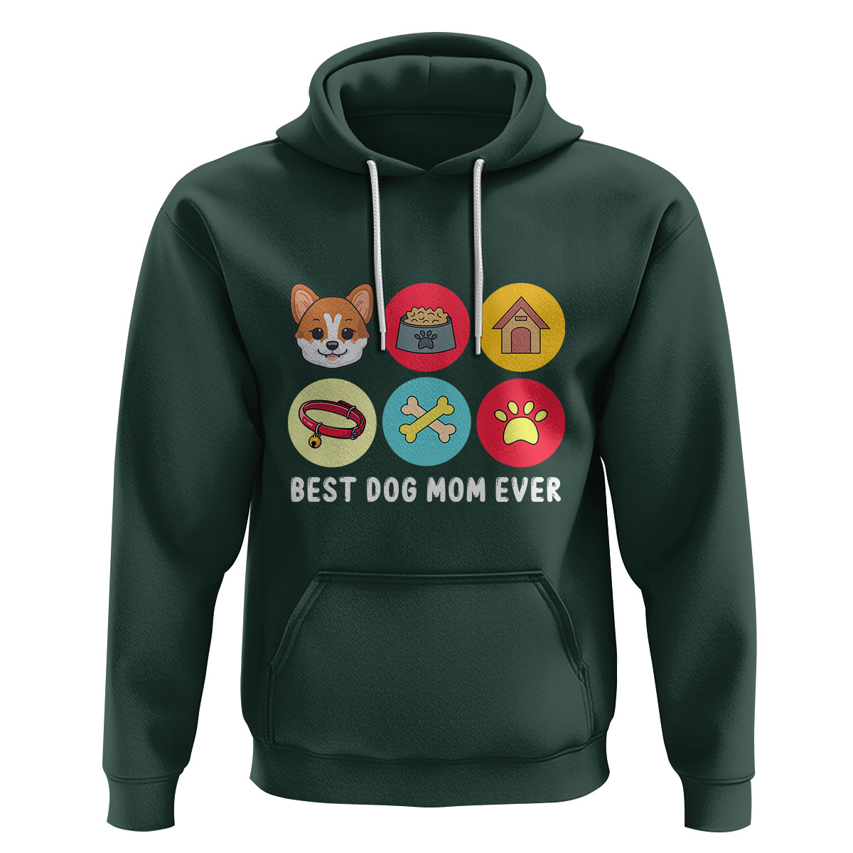 Best Dog Mom Ever Hoodie Pet Owner Life - Wonder Print Shop
