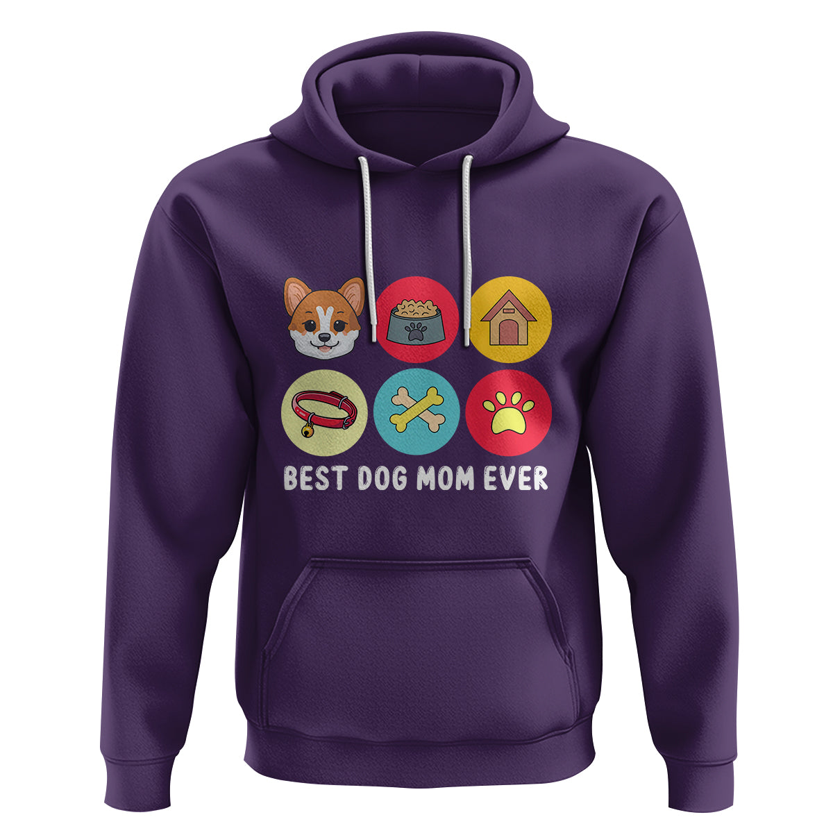 Best Dog Mom Ever Hoodie Pet Owner Life - Wonder Print Shop