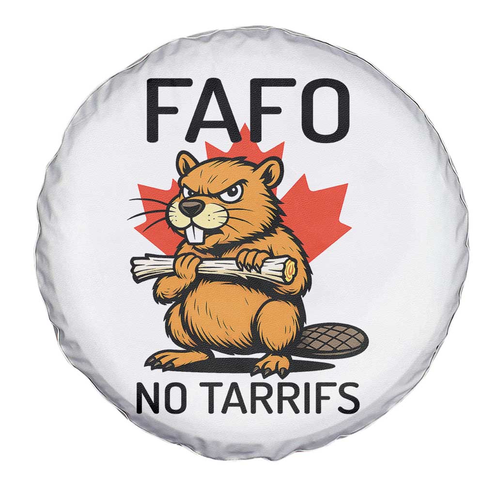 No Tariffs Canada Spare Tire Cover Never 51st State Canadian Beaver