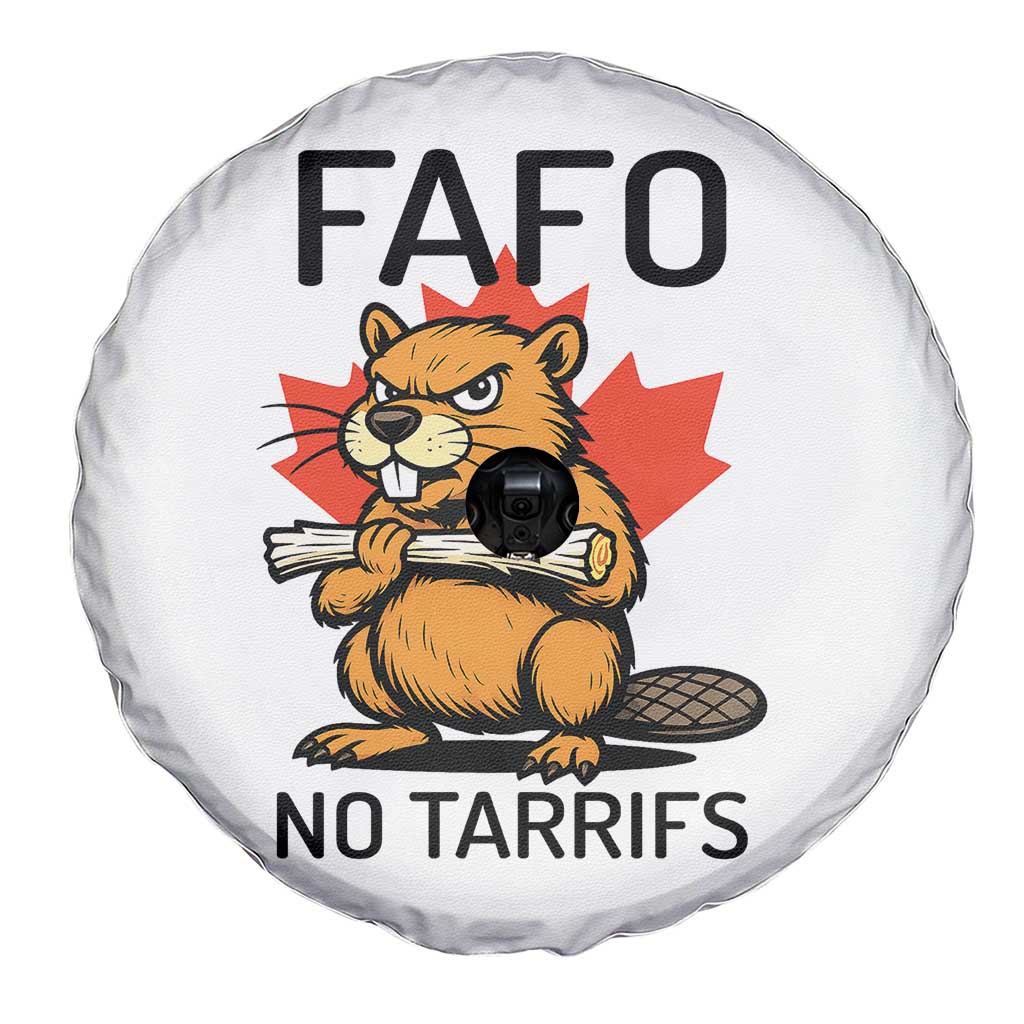 No Tariffs Canada Spare Tire Cover Never 51st State Canadian Beaver