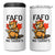 No Tariffs Canada 4 in 1 Can Cooler Tumbler Never 51st State Canadian Beaver
