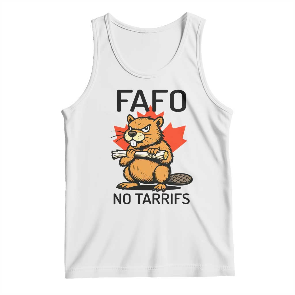 No Tariffs Canada Tank Top Never 51st State Canadian Beaver