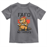 No Tariffs Canada Toddler T Shirt Never 51st State Canadian Beaver