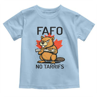 No Tariffs Canada Toddler T Shirt Never 51st State Canadian Beaver