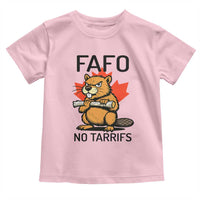 No Tariffs Canada Toddler T Shirt Never 51st State Canadian Beaver