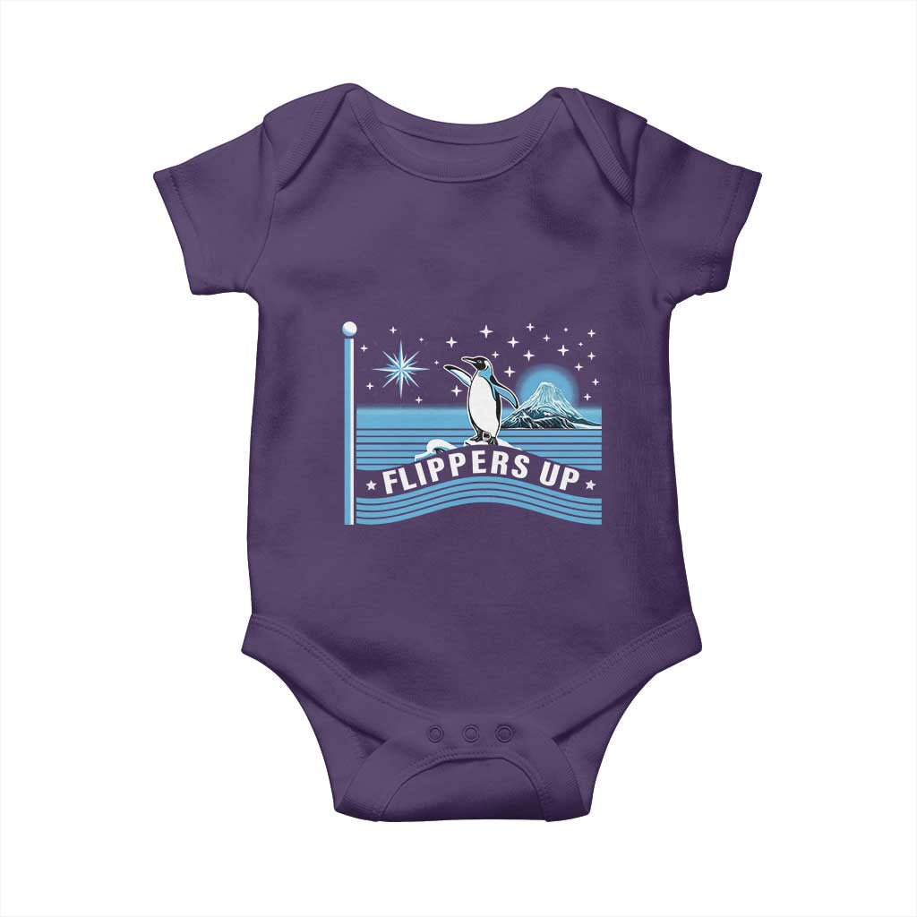 Funny Penguin Resist Baby Onesie Heard Island Flippers Up I Stand With Penguins