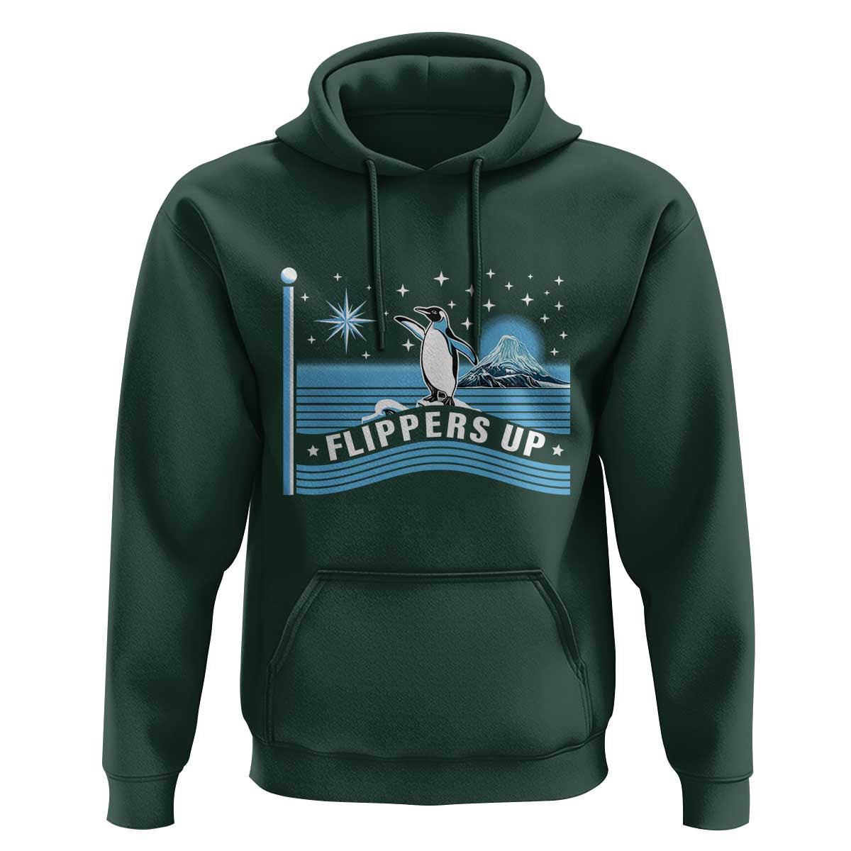 Funny Penguin Resist Hoodie Heard Island Flippers Up I Stand With Penguins