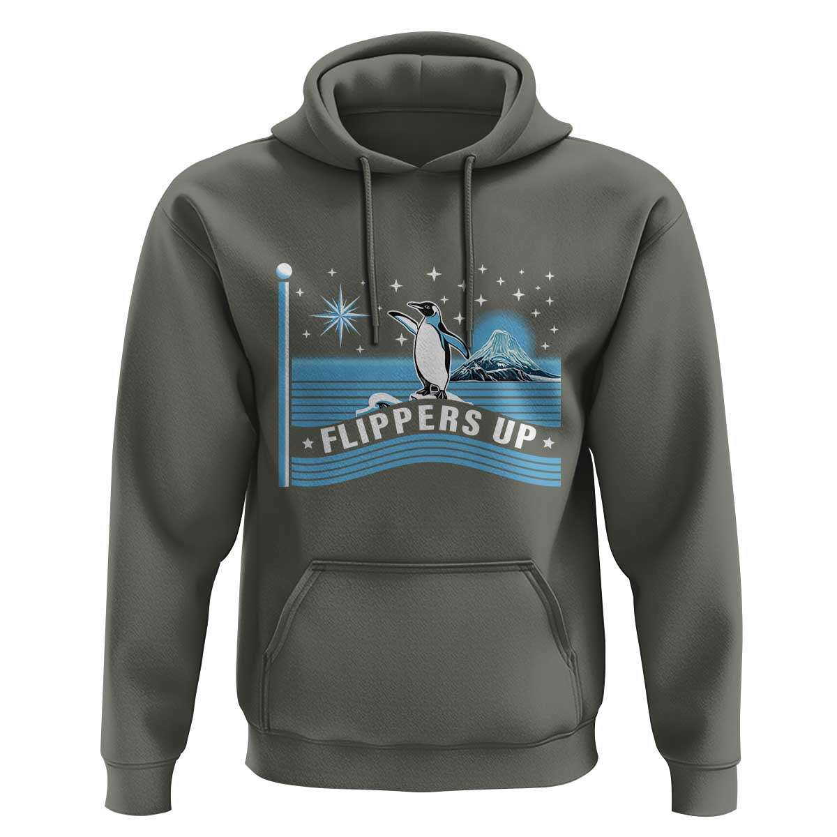 Funny Penguin Resist Hoodie Heard Island Flippers Up I Stand With Penguins
