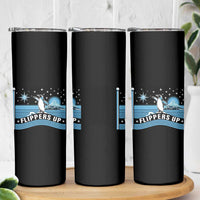 Funny Penguin Resist Skinny Tumbler Heard Island Flippers Up I Stand With Penguins