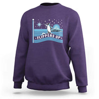 Funny Penguin Resist Sweatshirt Heard Island Flippers Up I Stand With Penguins