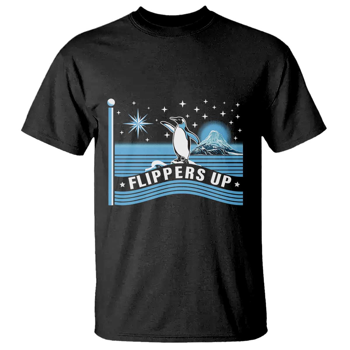 Funny Penguin Resist T Shirt Heard Island Flippers Up I Stand With Penguins