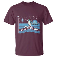 Funny Penguin Resist T Shirt Heard Island Flippers Up I Stand With Penguins