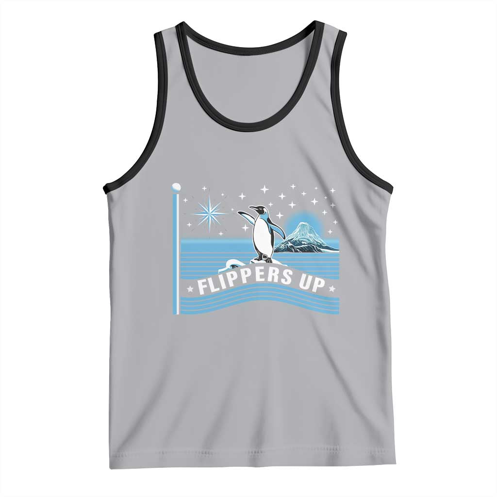 Funny Penguin Resist Tank Top Heard Island Flippers Up I Stand With Penguins