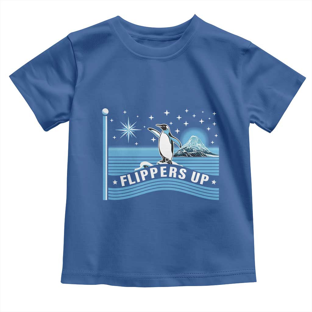 Funny Penguin Resist Toddler T Shirt Heard Island Flippers Up I Stand With Penguins
