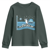 Funny Penguin Resist Youth Sweatshirt Heard Island Flippers Up I Stand With Penguins