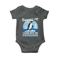 Funny Penguin Resist Baby Onesie Flippers Up I Stand With The Penguins