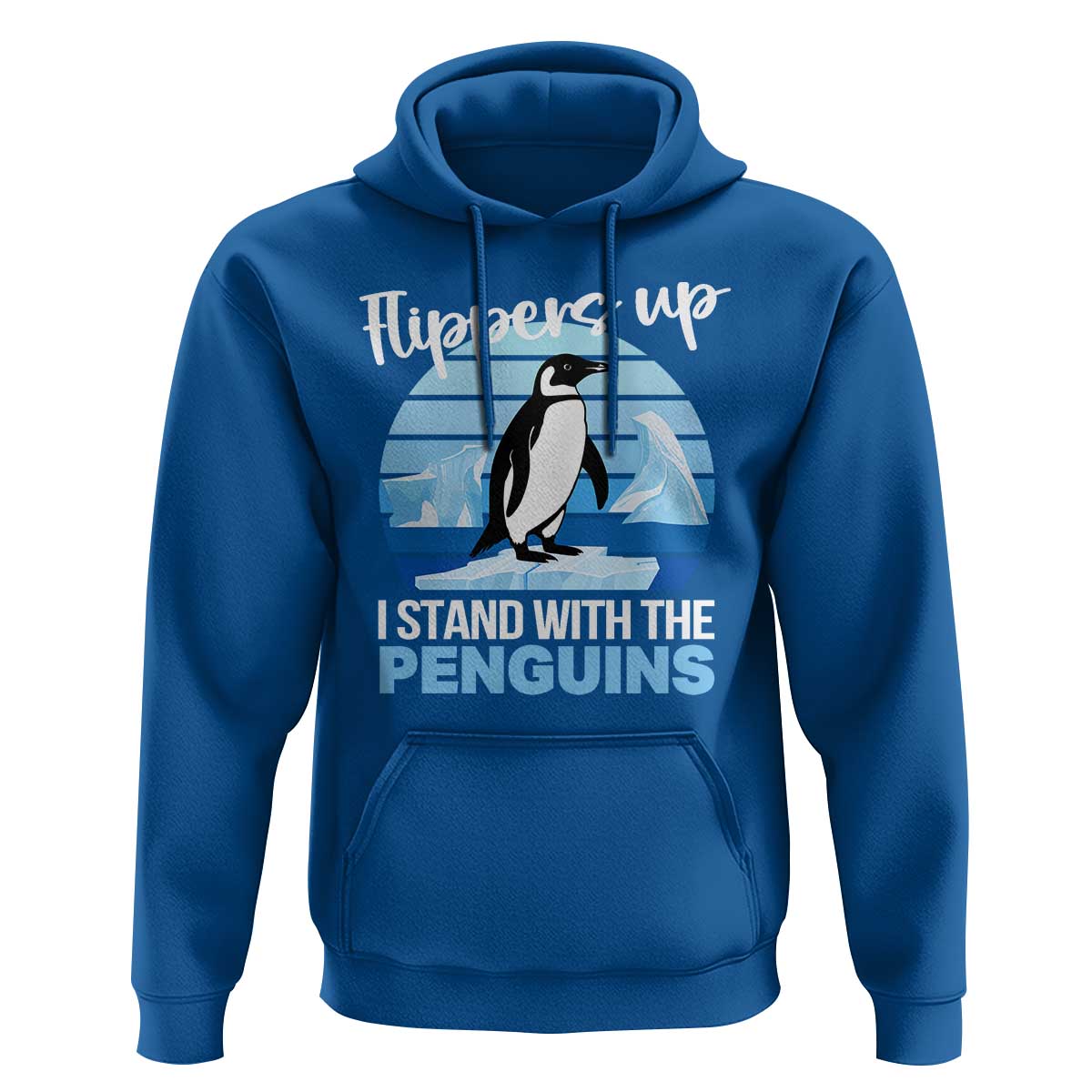 Funny Penguin Resist Hoodie Flippers Up I Stand With The Penguins