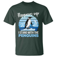 Funny Penguin Resist T Shirt Flippers Up I Stand With The Penguins