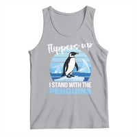 Funny Penguin Resist Tank Top Flippers Up I Stand With The Penguins