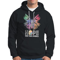 Brain Cancer Hoodie Hope Brain Tumor Awareness Support Brain Cancer Survivor - Wonder Print Shop