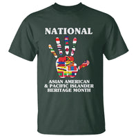 Asian American T Shirt Asian American And Pacific Islander Heritage Month Hand - Wonder Print Shop