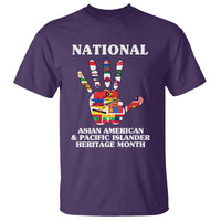 Asian American T Shirt Asian American And Pacific Islander Heritage Month Hand - Wonder Print Shop