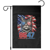 Cool 8647 Patriotic Cat Garden Flag American Flag Sunglasses Tabby Cat Political Satire