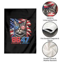 Cool 8647 Patriotic Cat Garden Flag American Flag Sunglasses Tabby Cat Political Satire