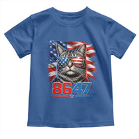 Cool 8647 Patriotic Cat Toddler T Shirt American Flag Sunglasses Tabby Cat Political Satire