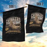 Viral Chonkers San Francisco Sea Lion Garden Flag Retro Pier 39 Fisherman's Wharf Souvenir