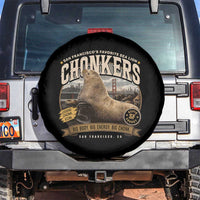 Viral Chonkers San Francisco Sea Lion Spare Tire Cover Retro Pier 39 Fisherman's Wharf Souvenir