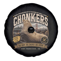 Viral Chonkers San Francisco Sea Lion Spare Tire Cover Retro Pier 39 Fisherman's Wharf Souvenir