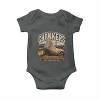 Viral Chonkers San Francisco Sea Lion Baby Onesie Retro Pier 39 Fisherman's Wharf Souvenir