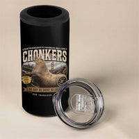 Viral Chonkers San Francisco Sea Lion 4 in 1 Can Cooler Tumbler Retro Pier 39 Fisherman's Wharf Souvenir