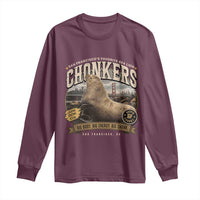 Viral Chonkers San Francisco Sea Lion Long Sleeve Shirt Retro Pier 39 Fisherman's Wharf Souvenir