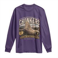 Viral Chonkers San Francisco Sea Lion Long Sleeve Shirt Retro Pier 39 Fisherman's Wharf Souvenir