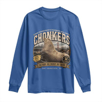 Viral Chonkers San Francisco Sea Lion Long Sleeve Shirt Retro Pier 39 Fisherman's Wharf Souvenir